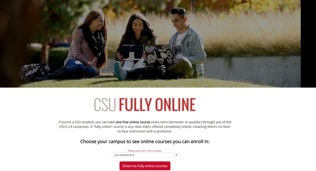 Cal State allows students to take online courses from other system